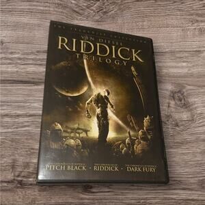 Riddick Trilogy DVD (Pitch Black, The Chronicles of Riddick, Riddick: Dark Fury)
